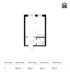 Планировка квартиры студии, 25,5 м2