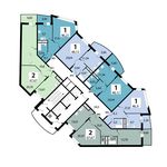 Планировка 1-комнатной квартиры, 46,9 м2