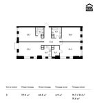 Планировка 4-комнатной квартиры, 119,3 м2