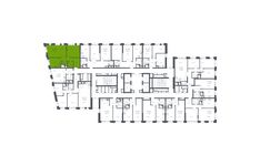 Планировка 2-комнатной квартиры, 60,87 м2