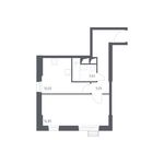 Планировка 2-комнатной квартиры, 49,1 м2