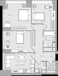 Планировка 3-комнатной квартиры, 83,9 м2