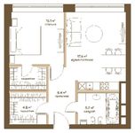 Планировка 2-комнатной квартиры, 55 м2