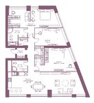 Планировка 5-комнатной квартиры, 174,4 м2