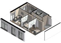 Планировка 3-комнатной квартиры, 65,92 м2