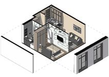 Планировка 1-комнатной квартиры, 36,84 м2