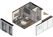 Планировка 1-комнатной квартиры, 28,11 м2
