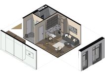 Планировка 1-комнатной квартиры, 27,9 м2