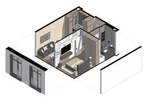Планировка 1-комнатной квартиры, 36,86 м2