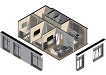 Планировка 3-комнатной квартиры, 64,39 м2