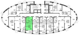 Планировка 1-комнатной квартиры, 29 м2