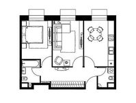 Планировка 2-комнатной квартиры, 58,9 м2