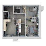 Планировка 3-комнатной квартиры, 75,3 м2