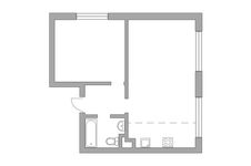 Планировка 2-комнатной квартиры, 52,7 м2