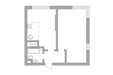 Планировка 2-комнатной квартиры, 47,9 м2