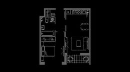 Планировка 1-комнатной квартиры, 39,6 м2