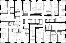 Планировка  2-комнатной квартиры, 74,6 м2