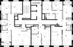 Планировка  1-комнатной квартиры, 38,9 м2