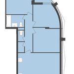 Планировка 4-комнатной квартиры, 80,5 м2