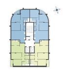 Планировка 4-комнатной квартиры, 388,1 м2