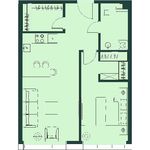 Планировка 2-комнатной квартиры, 58,7 м2