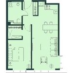 Планировка 2-комнатной квартиры, 57,3 м2