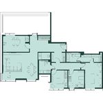 Планировка 4-комнатной квартиры, 132,4 м2