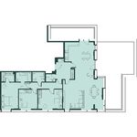 Планировка 4-комнатной квартиры, 143,5 м2