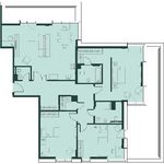 Планировка 4-комнатной квартиры, 148,9 м2