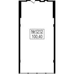 Планировка 2-комнатной квартиры, 100,4 м2