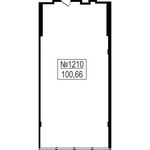 Планировка 2-комнатной квартиры, 100,66 м2
