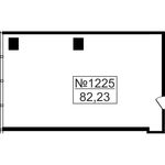 Планировка 2-комнатной квартиры, 82,23 м2