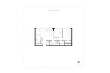 Планировка 2-комнатной квартиры, 55,9 м2