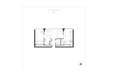 Планировка 2-комнатной квартиры, 54,6 м2