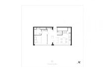 Планировка 1-комнатной квартиры, 53,9 м2