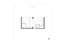 Планировка 1-комнатной квартиры, 52,1 м2