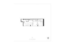 Планировка 2-комнатной квартиры, 74,5 м2