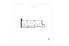 Планировка 2-комнатной квартиры, 72,8 м2