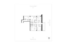 Планировка 3-комнатной квартиры, 144,6 м2