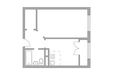Планировка 2-комнатной квартиры, 35,65 м2