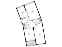 Планировка 3-комнатной квартиры, 120,3 м2