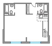 Планировка 1-комнатной квартиры, 76,2 м2