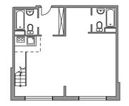 Планировка 1-комнатной квартиры, 64 м2