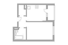 Планировка 2-комнатной квартиры, 56,7 м2