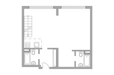 Планировка квартиры студии, 69 м2