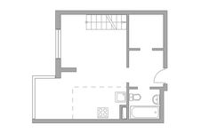 Планировка квартиры студии, 51,3 м2