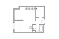 Планировка квартиры студии, 50,6 м2