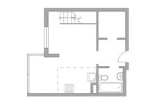 Планировка квартиры студии, 46,2 м2