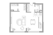 Планировка квартиры студии, 69 м2