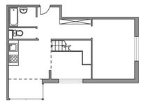 Планировка 1-комнатной квартиры, 65,5 м2